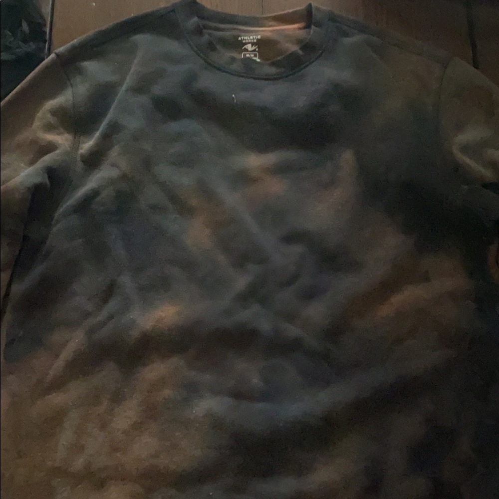 Bleached black sweater